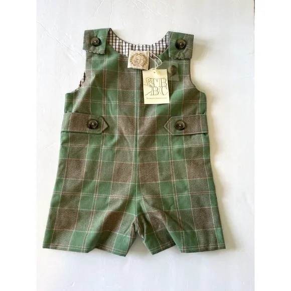 TBBC The Beaufort Bonnet Company Jack Keene Jon Jon Mirador Place Plaid 6 12 M - Picture 3 of 8